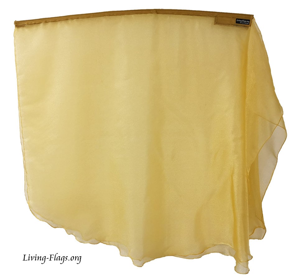 Bendera Sayap Organza Cermin Berkilat (set 1) - Beli 1 Dapatkan 1 Percuma - 40" Rod Fleksibel