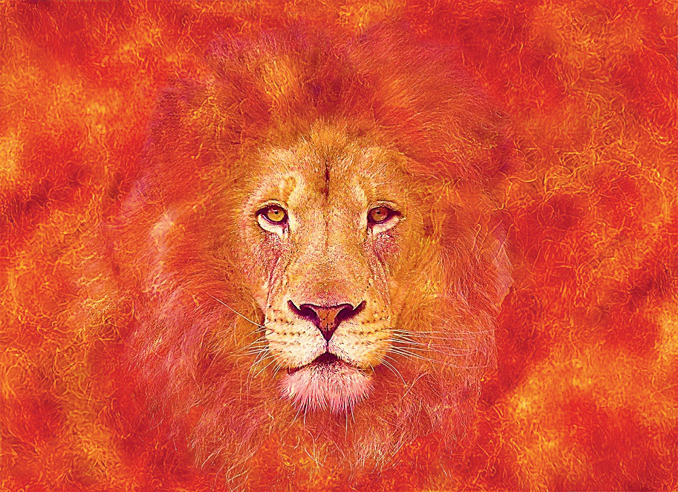 4th Like The Son Of God - RED - Silk Printed Silk Flag