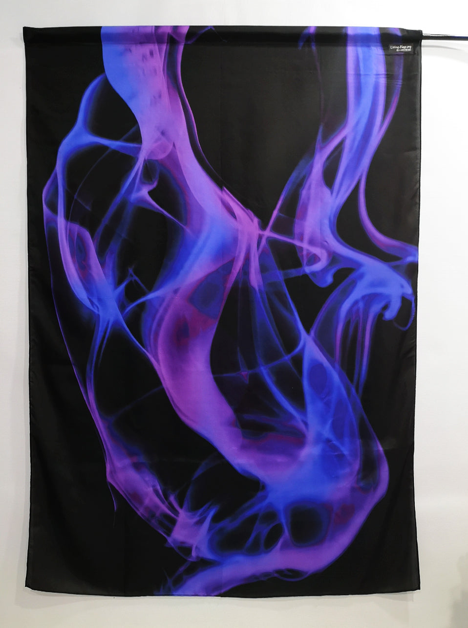 Holy Fire - Blue/Purple - Silk Printed Worship Flags