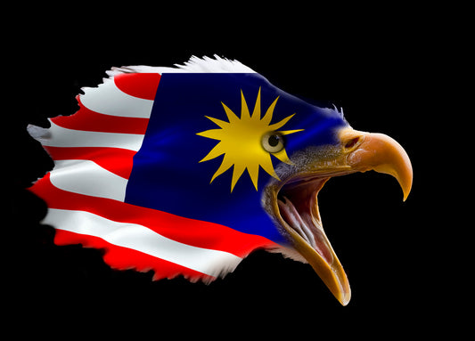 Prophetischer Fürbitter – Malaysia.  . . Anbetungsflaggen mit Seidendruck