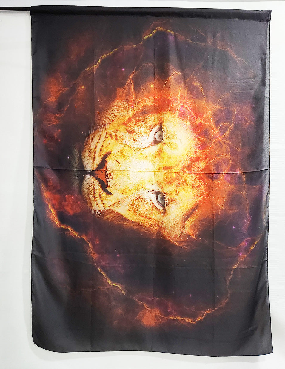 The King is Watching - IV- Silk Printed Worship Flags
