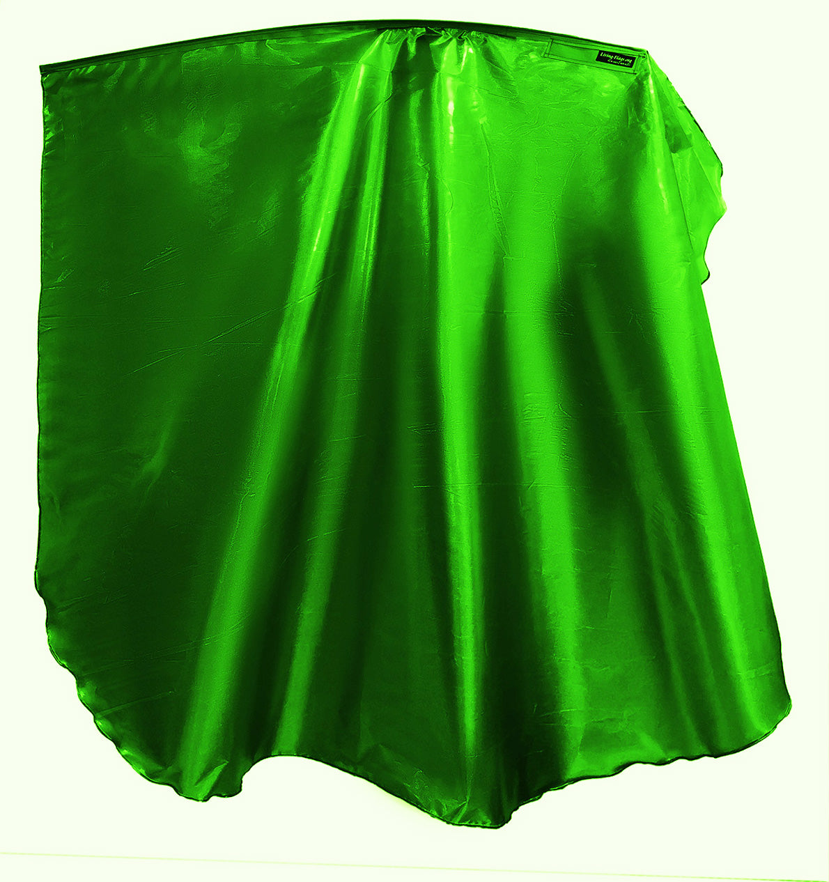 WXLL-Quill - Bandera de ala verde de metal líquido - Varilla flexible de 40 "