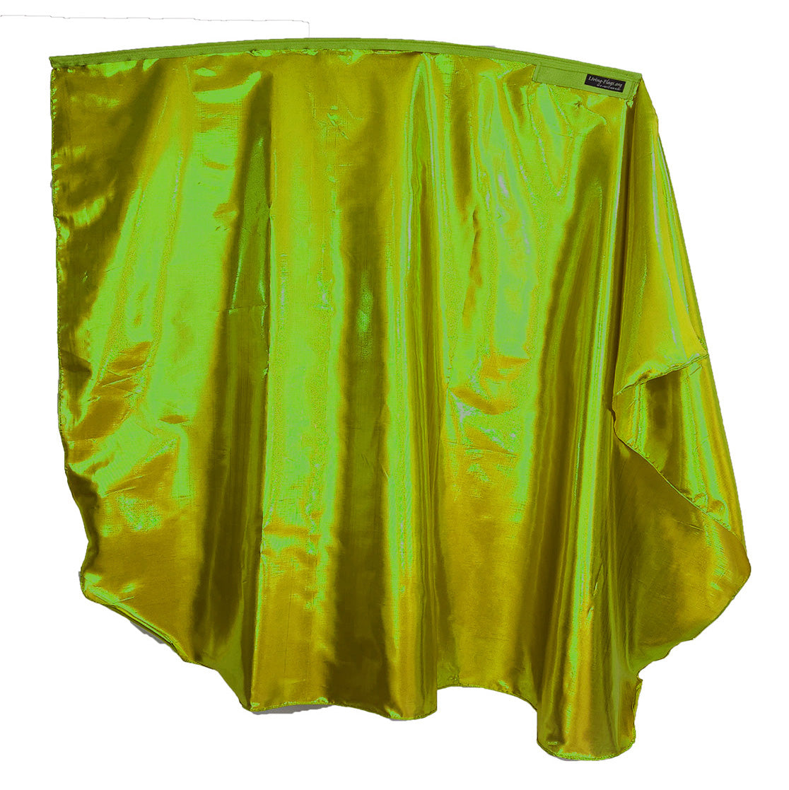 WXL-Quill-Metal líquido verde/oro ala bandera-36 "varilla flexible