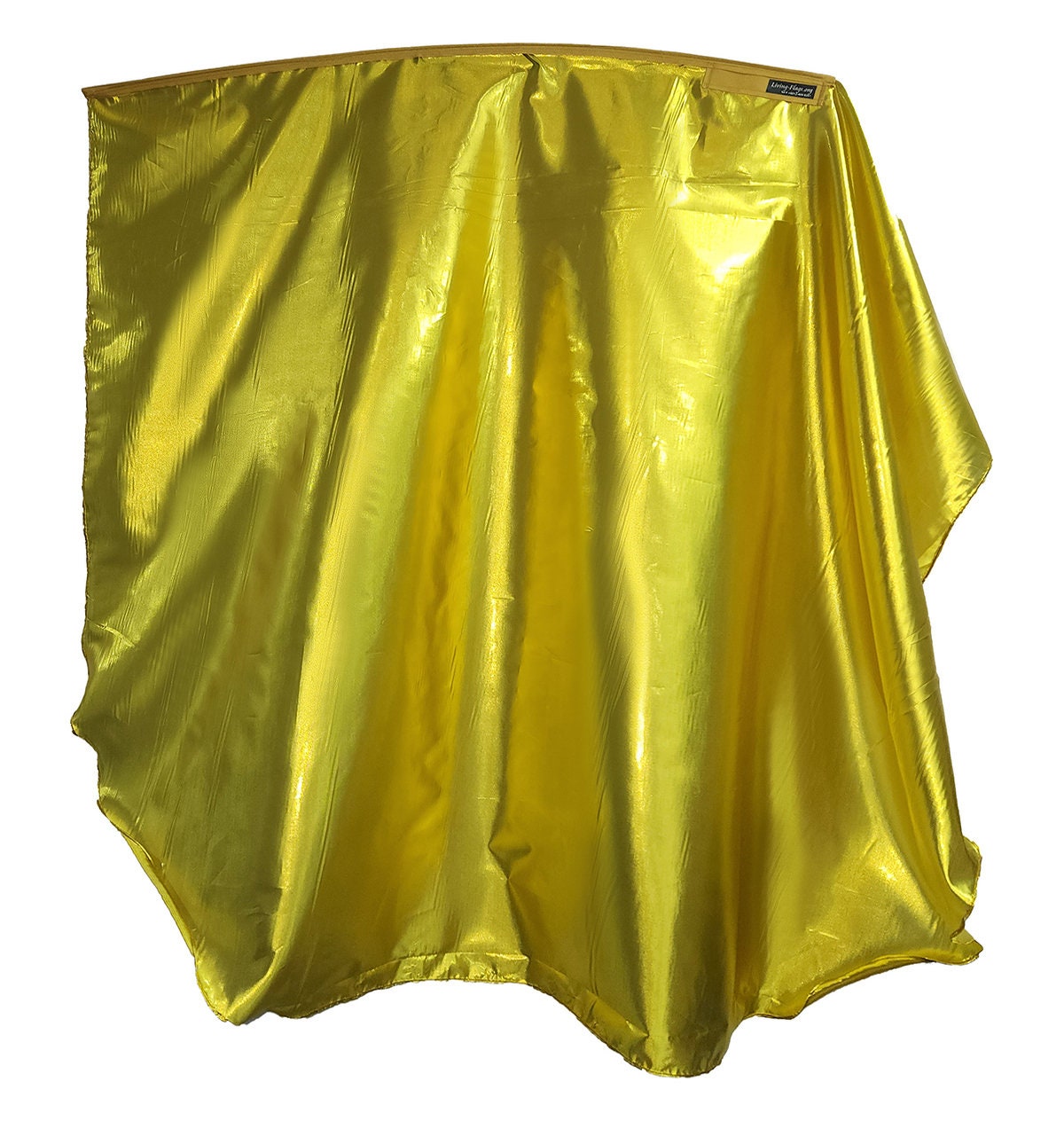 WXLL-Quill - Bandera de ala de oro de metal líquido - Varilla flexible de 40"