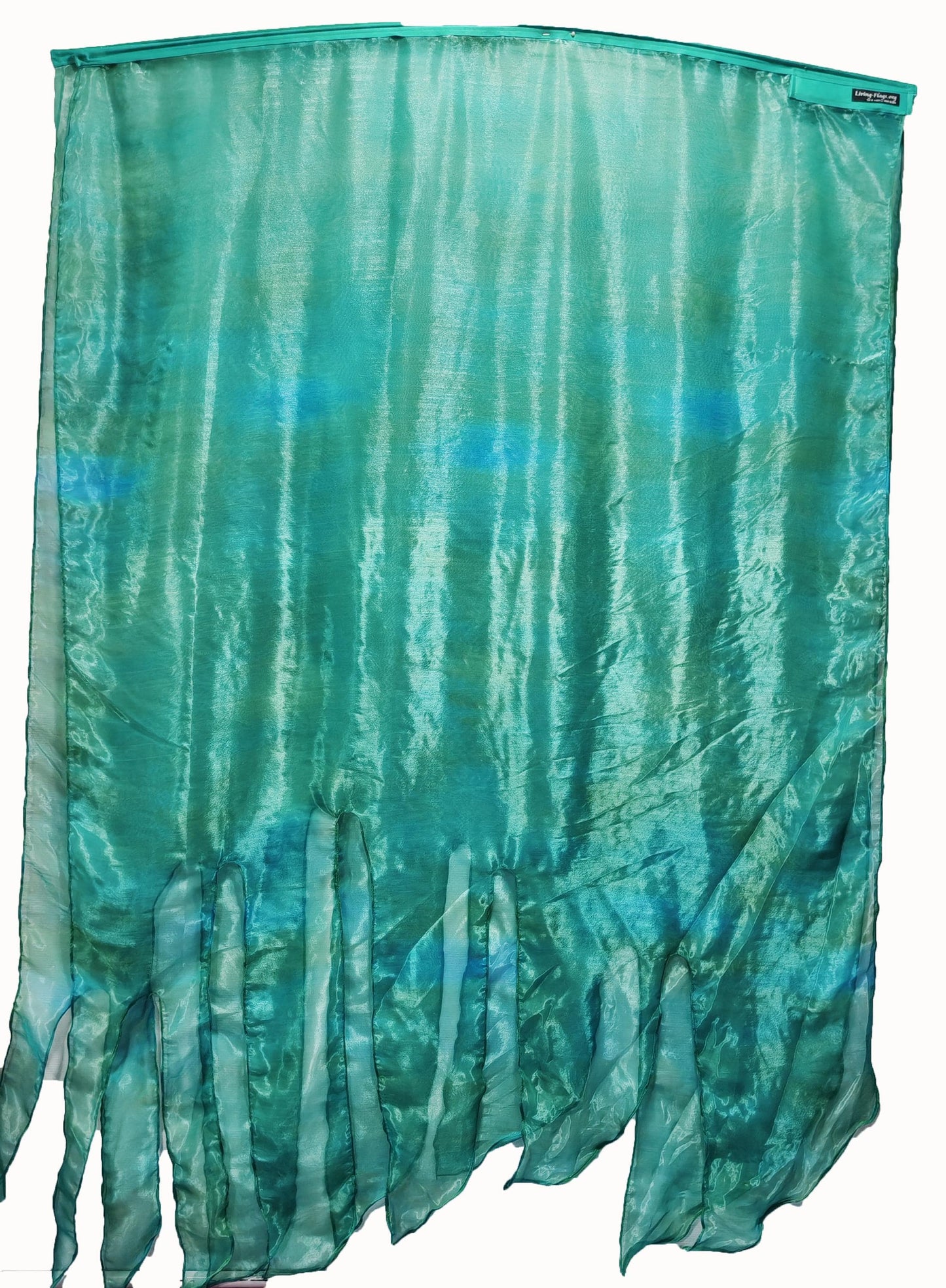 Angelic Feather Sheer Shinny Flag - Fresh Revival - WFS-Size - (Pair-2Flags)