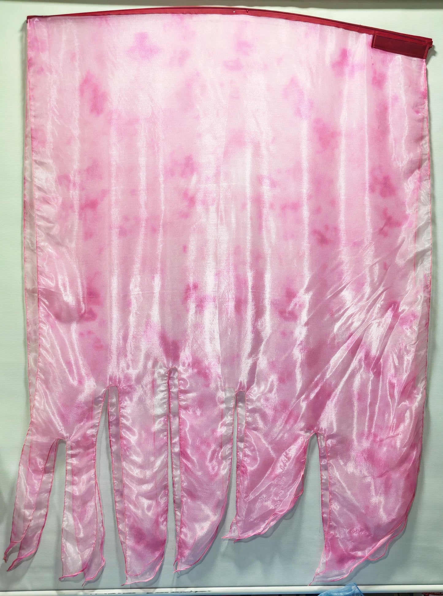 Angelic Feather Sheer Shinny Flag - Rose of Sharon - WFS-Size - (Pair-2Flags)