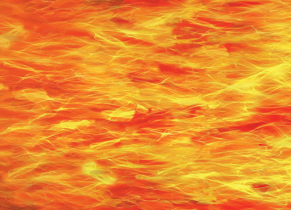Roaring Fire - Printed Harbotai Silk Flag