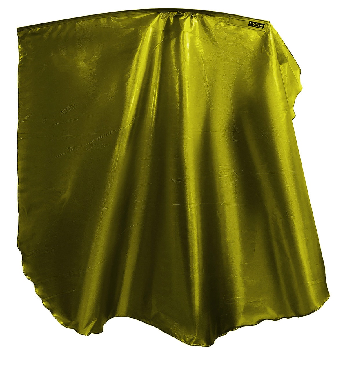 WXLL-Quill - Bandera de ala negra / dorada de metal líquido - Varilla flexible de 40 "
