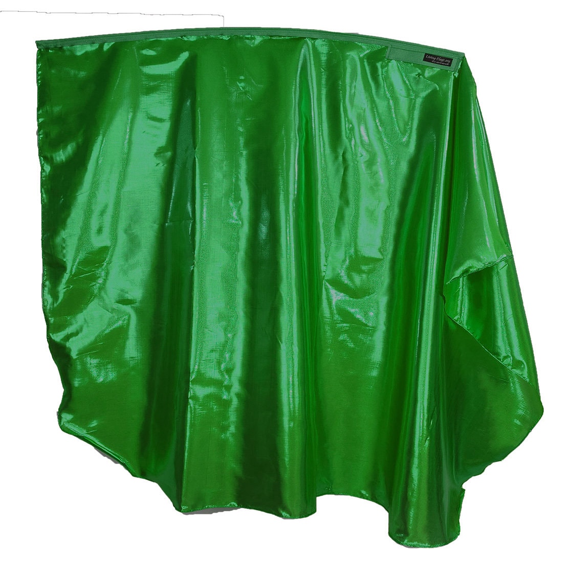WXL-QUILL Liquid Metal Emerald Green Flag - 36" Flexible rod